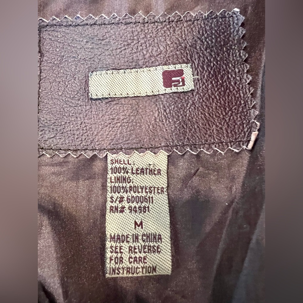 Joe’s Jeans / Vintage Leather Moto Jkt / Medium - Picture 4 of 11